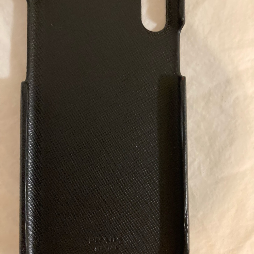 Prada Textured Black Phone Case